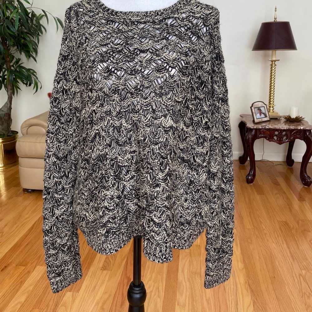 Maurice's Women's Long Sleeve Sweater Black Sz L